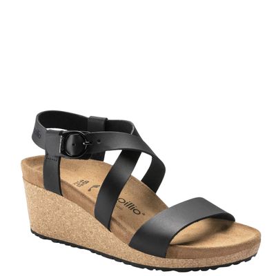 Birkenstock Papillio Sibyl Leather Black Narrow