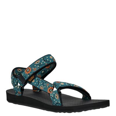 Teva Women's Original Universal Astronomy Blue Opal/Pale Lime