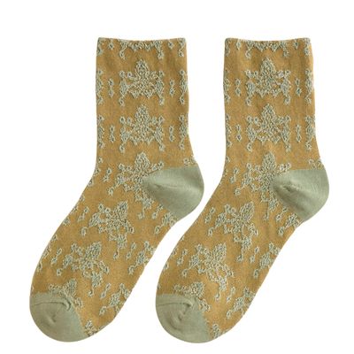 Pika &amp; Bear "Versailles" Floral Crew Socks (3 Pack)