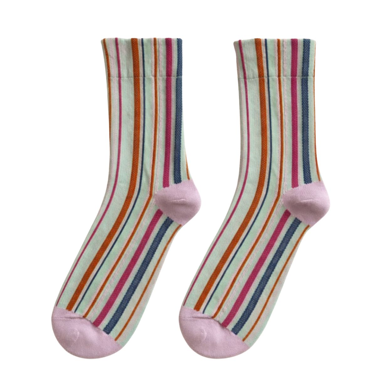Pika &amp; Bear "Notorious" Striped Crew Socks