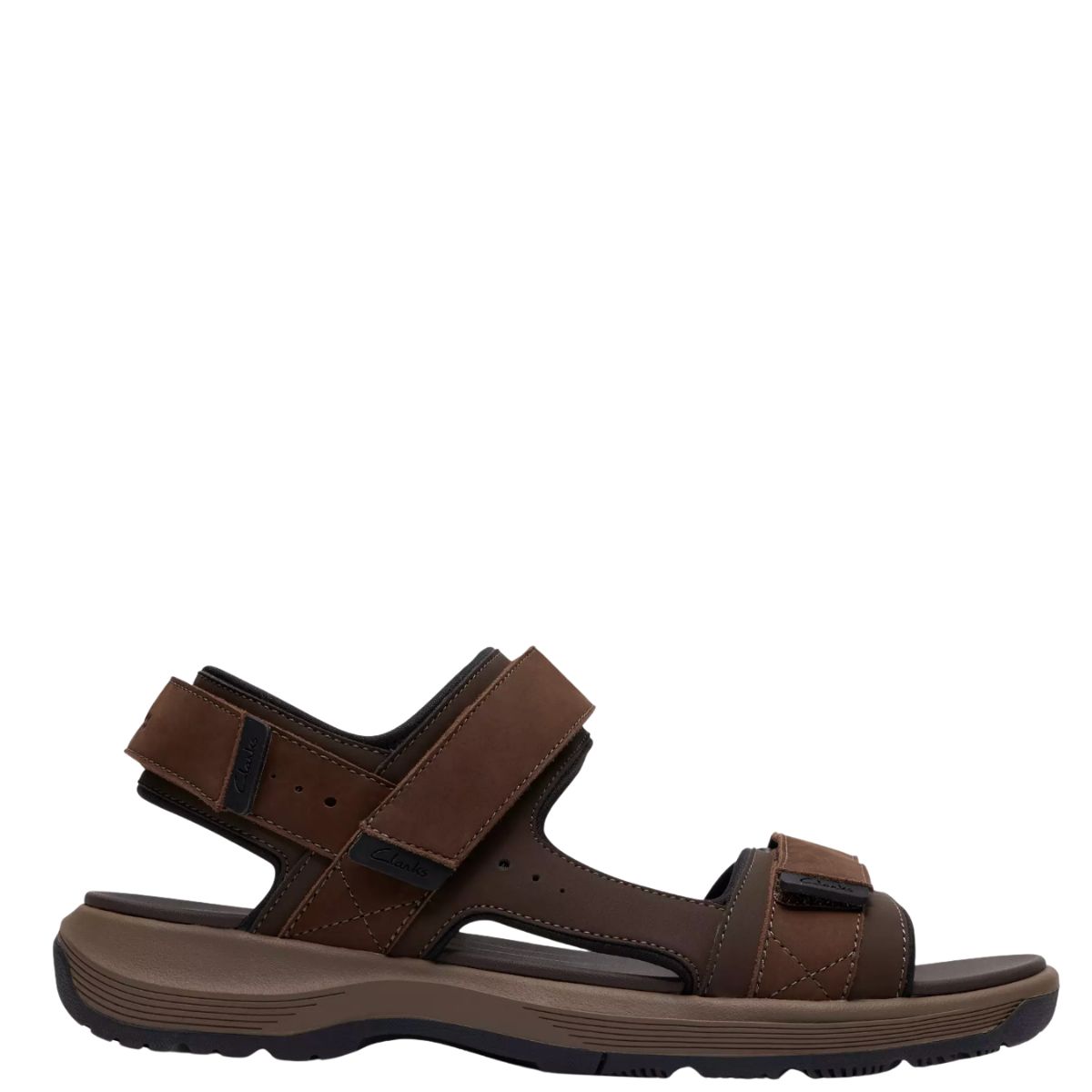 Clarks Men's Guideview Trek Beeswax Leather Brown