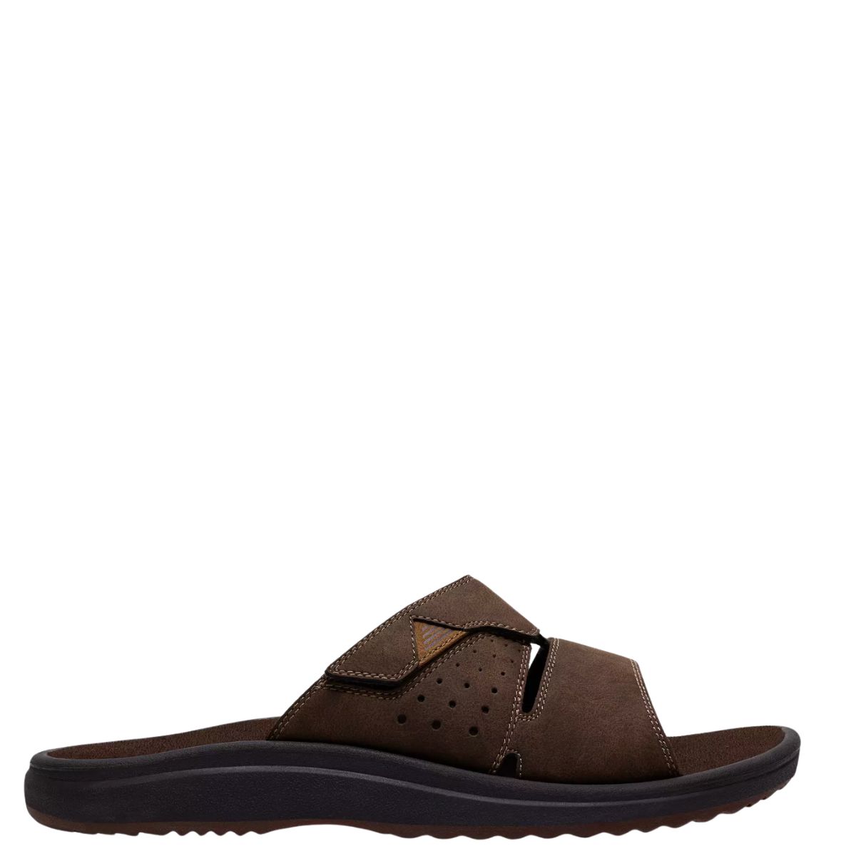 Clarks Men's Breeze Slide Dark Brown