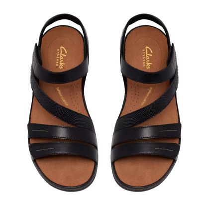 Clarks Women's Cecily Mix Sandal Black