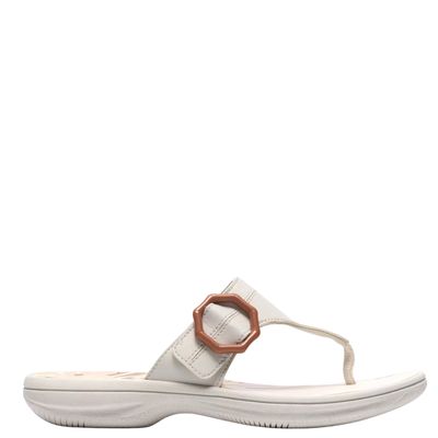 Clarks Women's Breeze Cove Sandal Off White
