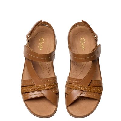 Clarks Women's Cecily Strap Sandal Tan