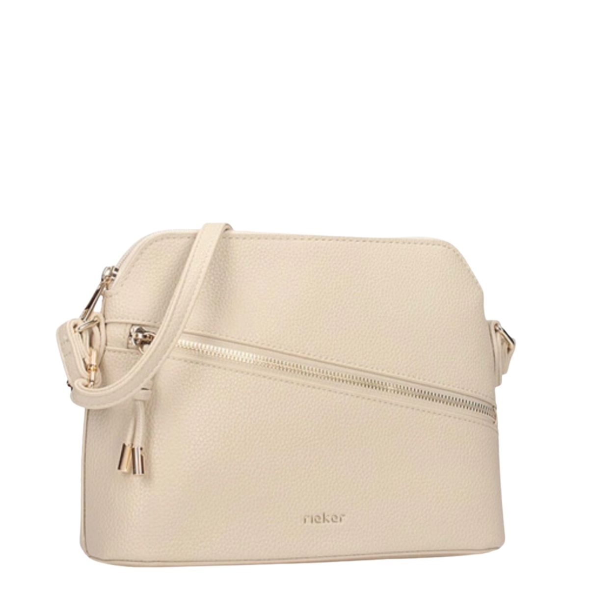 Rieker H1031-60 Small Crossbody Bag Beige