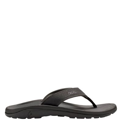 OluKai Men's ‘Ohana Black/Dark Shadow