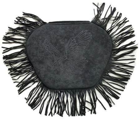 Butt Buffer Eagle Series Large Motorcycle Seat Pad - Fringe
