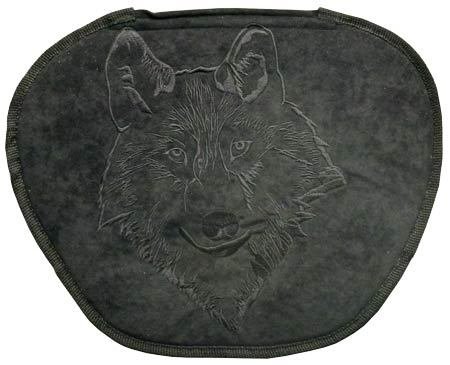 Butt Buffer Wolf Edition Medium Motorcycle Seat Pad - No Fringe