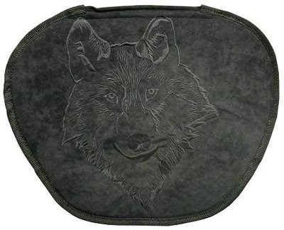 Butt Buffer Wolf Edition Medium Motorcycle Seat Pad - No Fringe Butt Buffer Wolf Edition Medium Motorcycle Seat Pad - No Fringe