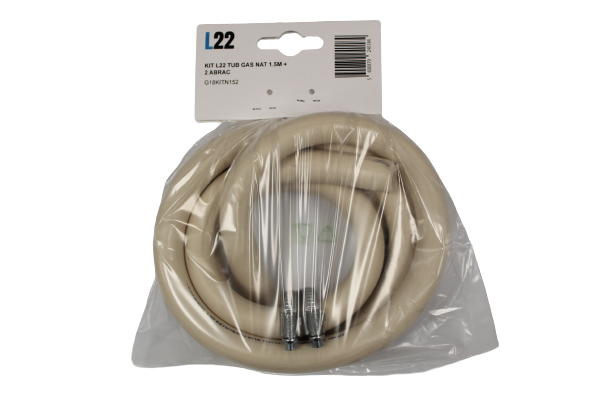 KIT L22 TUB GAS NAT 1.5M +2 ABRAC