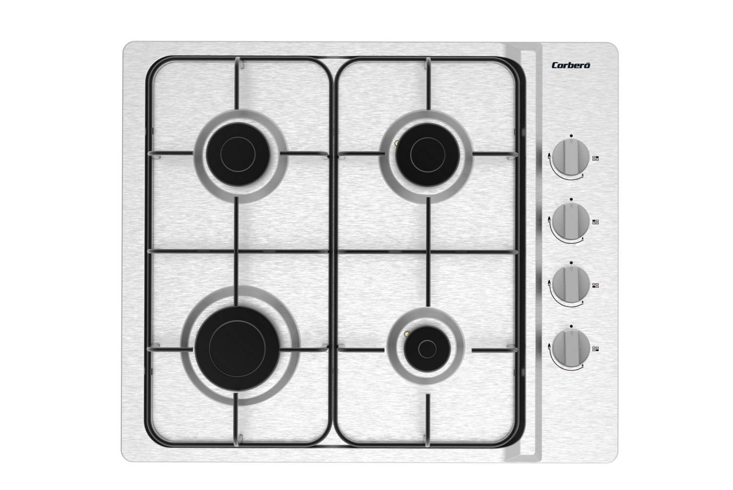 PLACA GÁS 60CM INOX