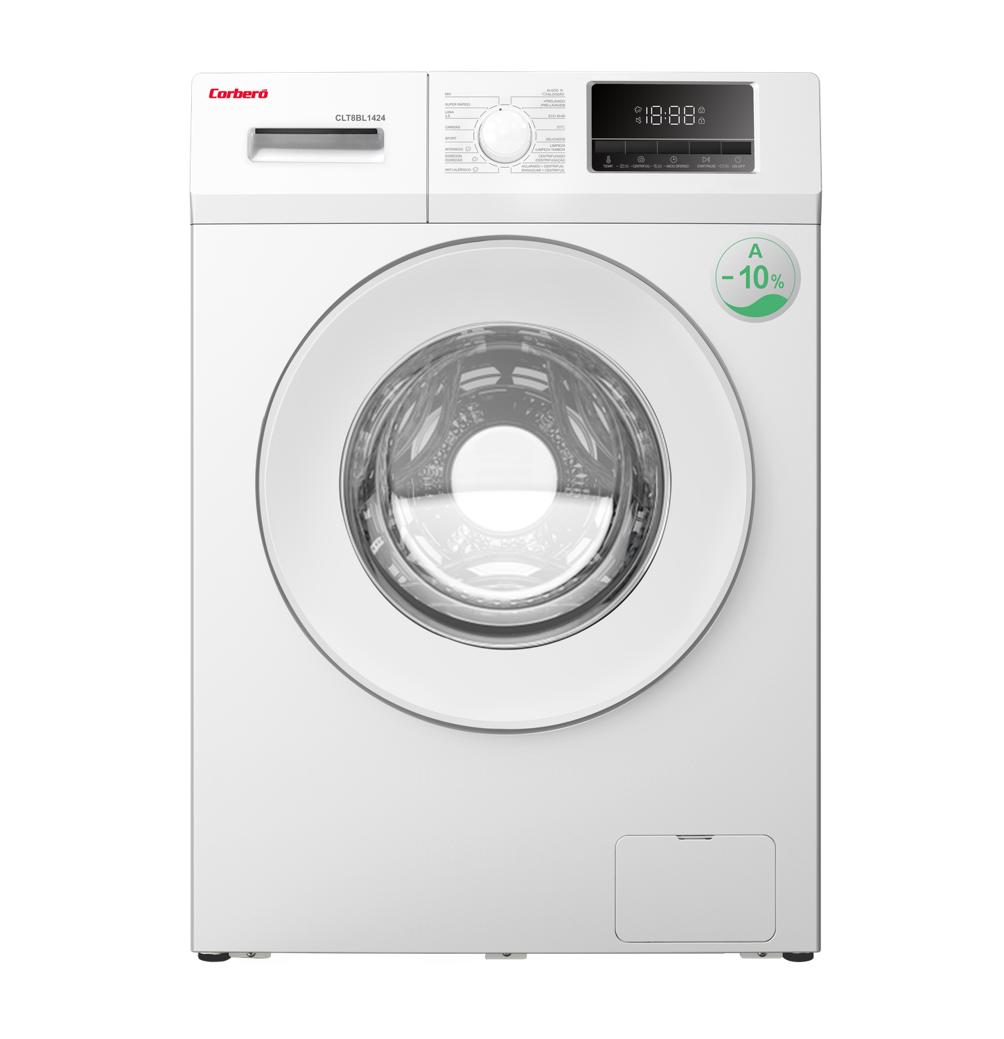 MÁQUINA LAVAR ROUPA PLUS 8KG (CLASSE ENERGÉTICA A)