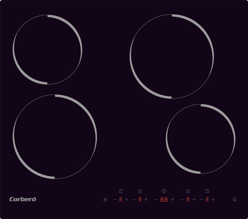 PLACA VITROCERÂMICA 4 ZONAS PLACA VITROCERÂMICA 4 ZONAS
