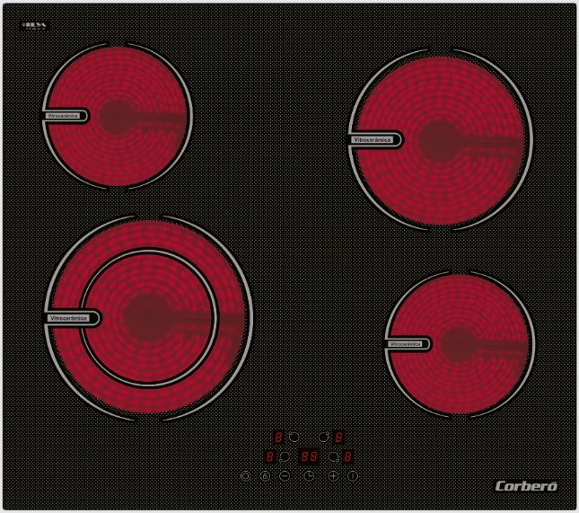 PLACA VITROCERÂMICA 60CM ILVA LINE