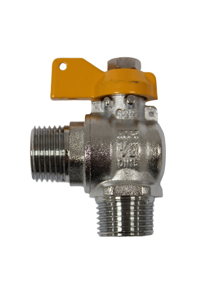 VALVULA EM ESQUAD.1/2" MACHO/MACHO