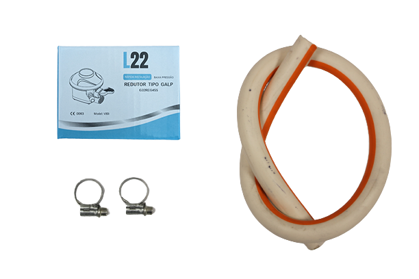REDUTOR TIPO GALP+0.5M TUBO+2 ABRAC
