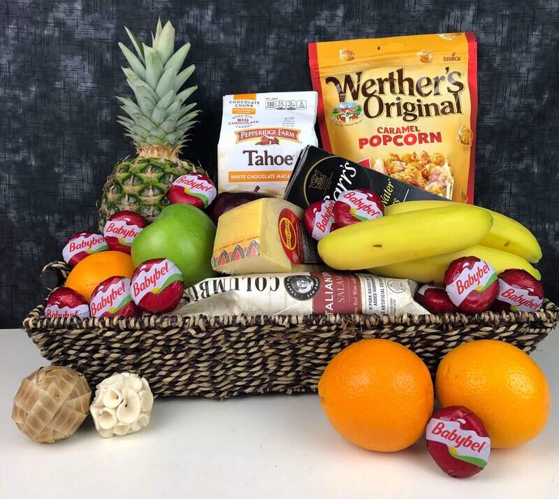 Delish Fruit And Gourmet Basket