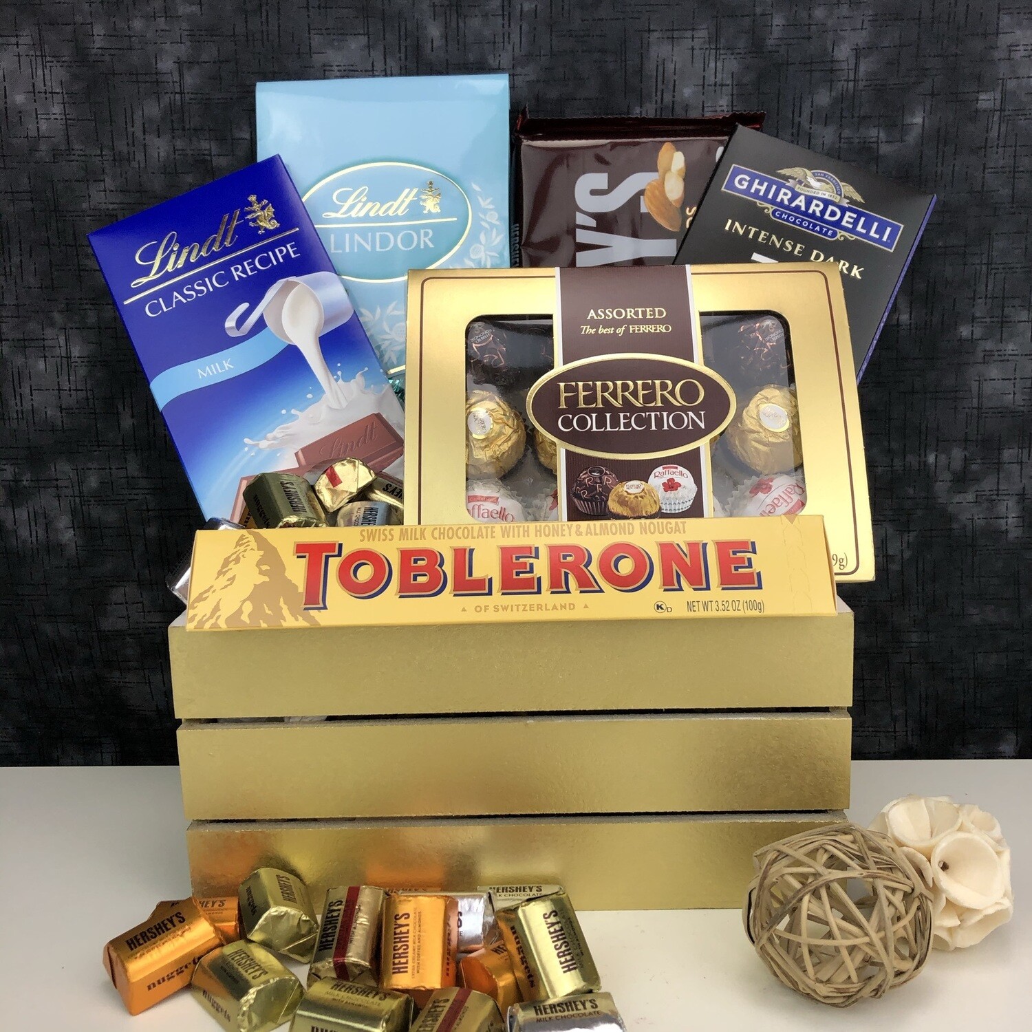 Fancy Chocolate Gift Basket | Chocolate Gift Baskets Delivery In  Gaithersburg, Md | Tognoli Florist