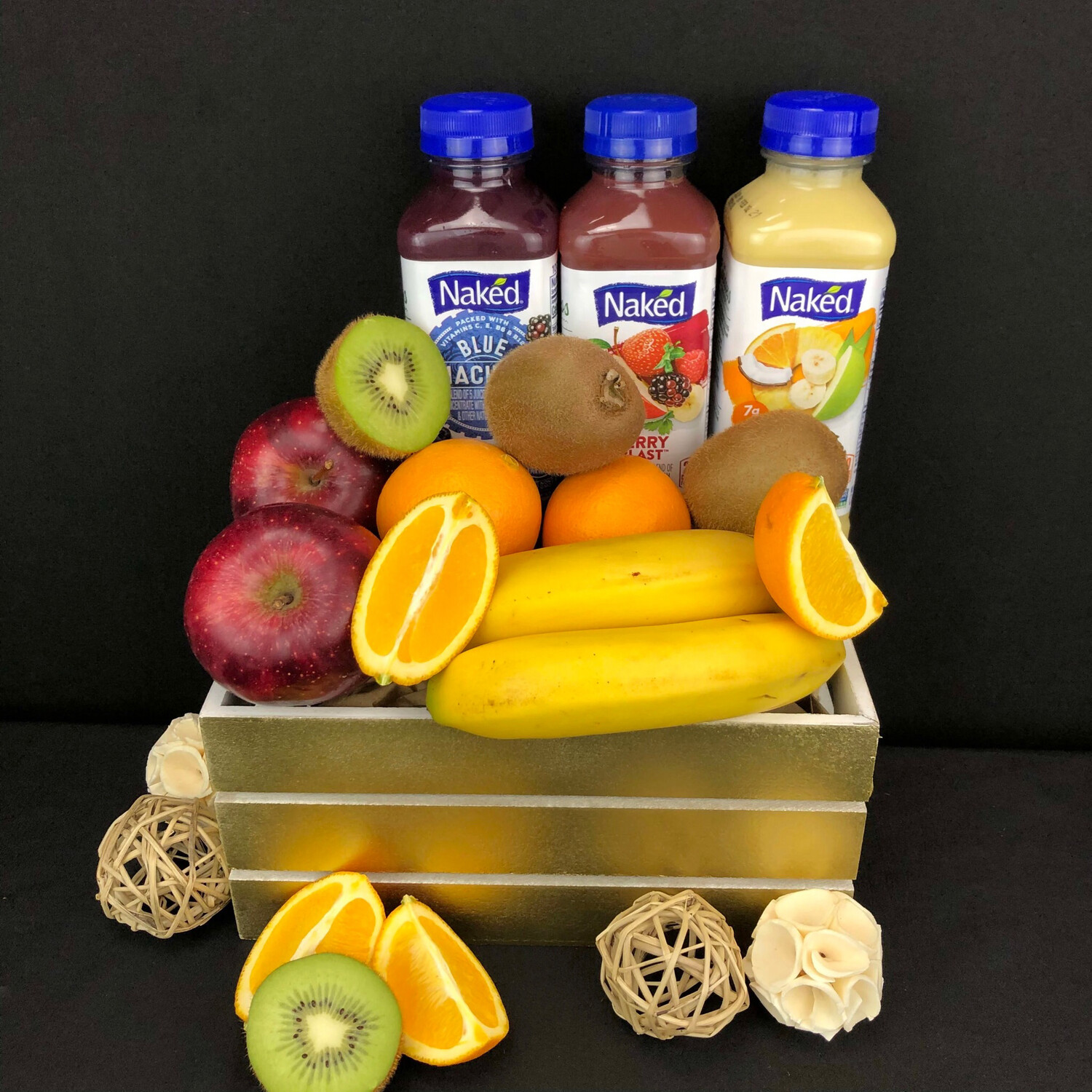 Smoothies And Fruits Gift Basket