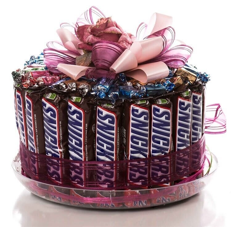 Birthday Snickers Chocolates Cake Delivery in Gaithersburg, MD | Tognoli  Florist