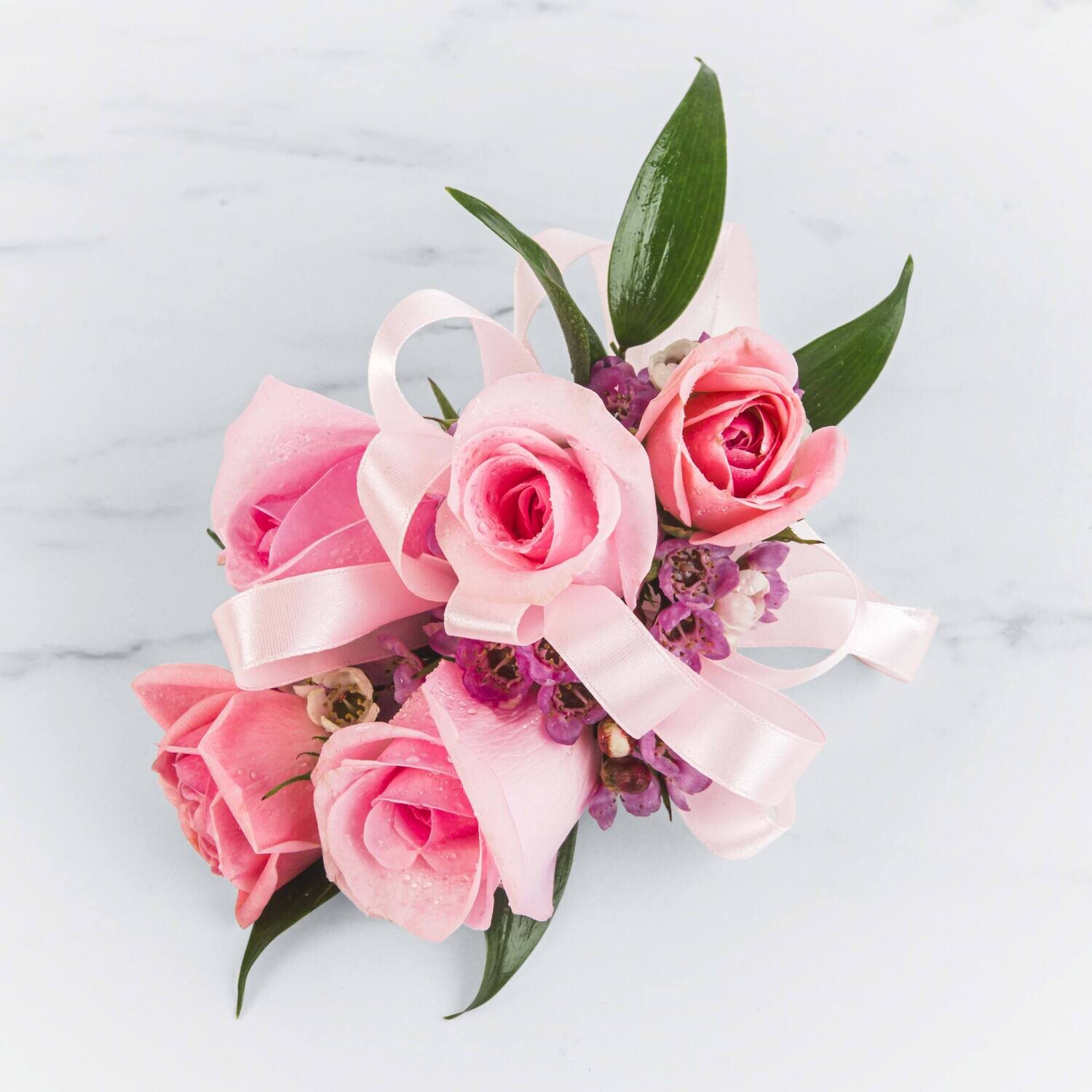 Pink Rose Corsage