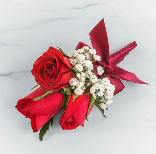 Red Rose Boutonnière