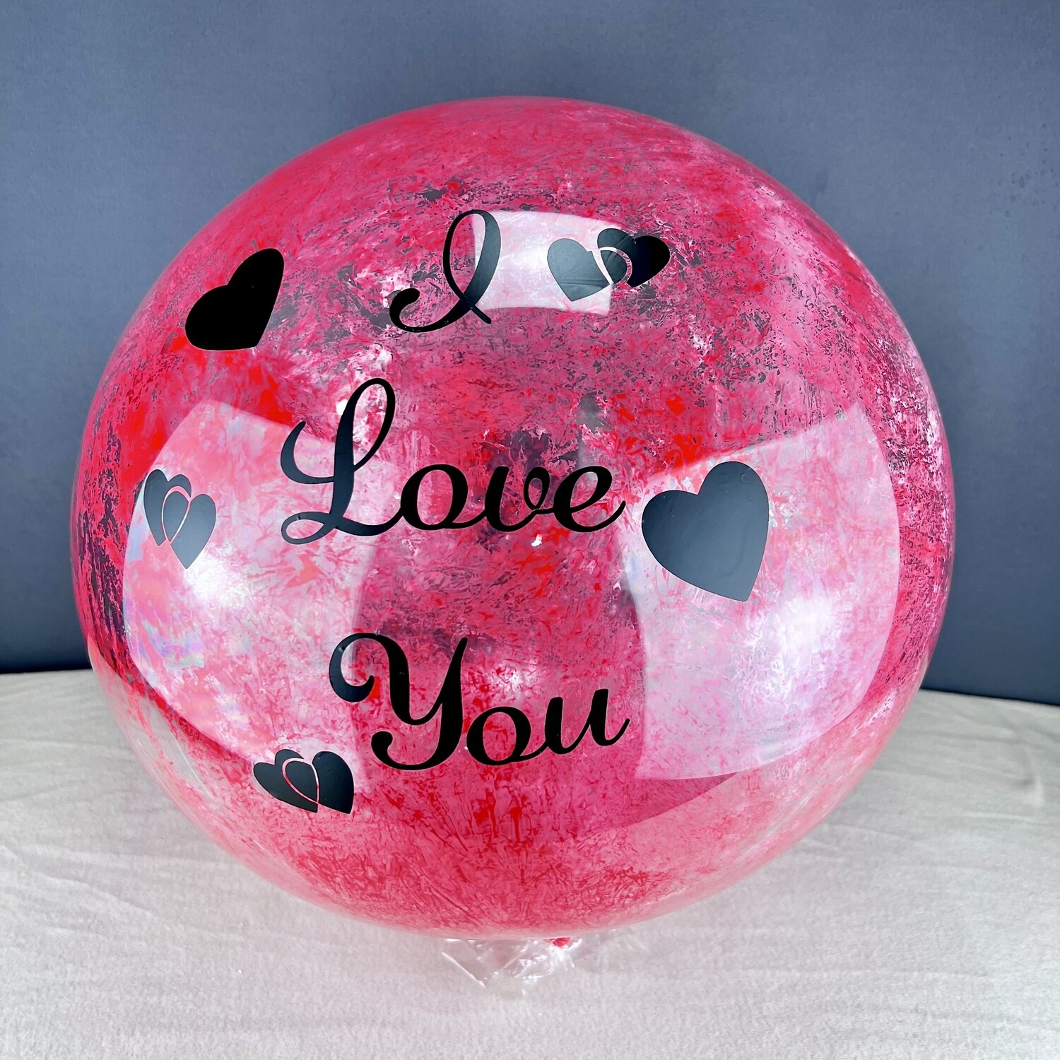 Clear Bubble Balloon (Painted)