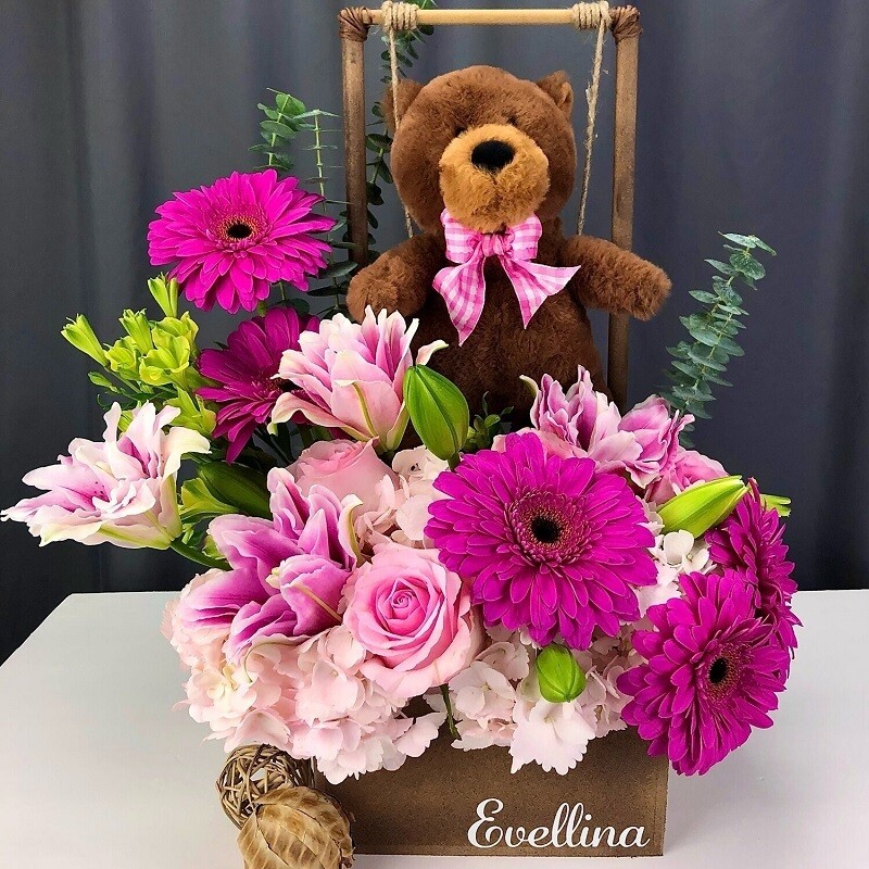 Bears Garden Floral Arrangement