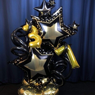 Huge Congrats 59 inch Number Balloon Bouquet