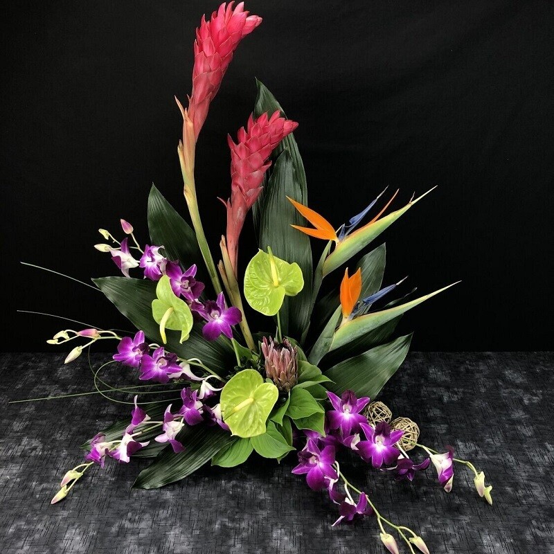 Exotic Beauty Tropical Floral Arrangement