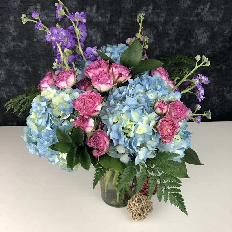 Pastel Sunset Floral Arrangement
