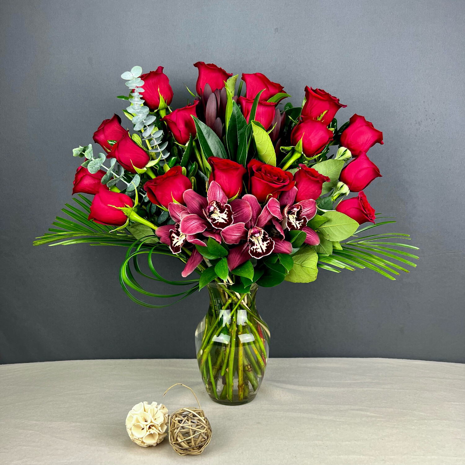 Modern Roses and Orchids