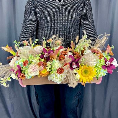 Autumn Wooden Centerpiece