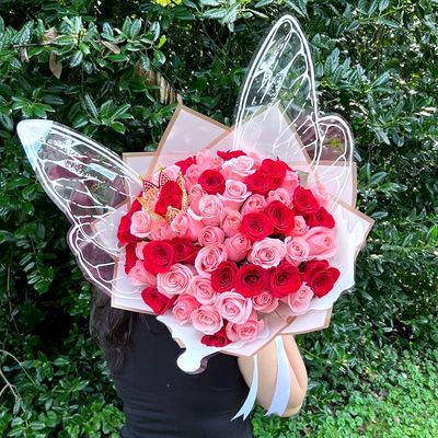 Butterfly Rose Bouquet