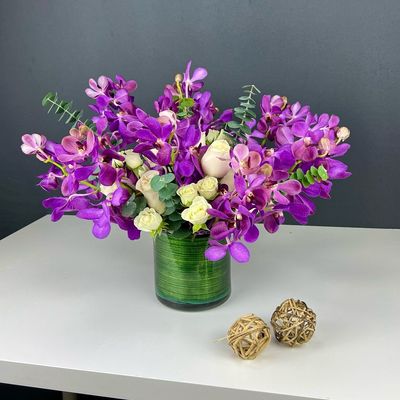 Cheerful Mokara Orchid Blooms