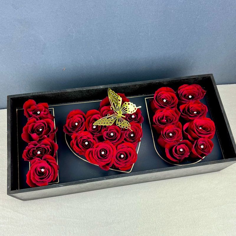 I LOVE You Rose Box