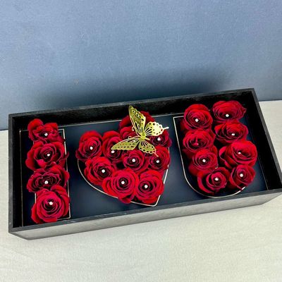 I LOVE You Rose Box