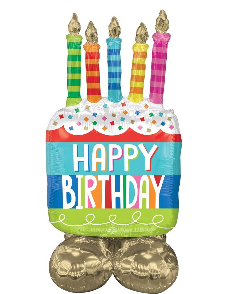 49” Make A Wish Happy Birthday Balloon