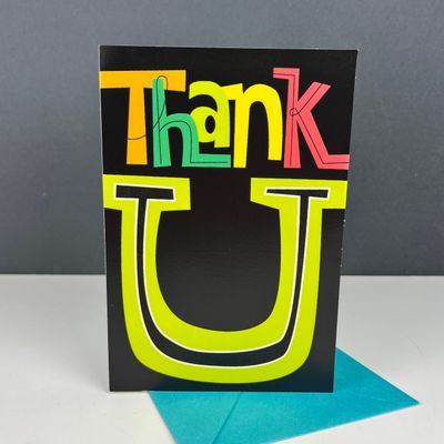 Thank U Greeting Card