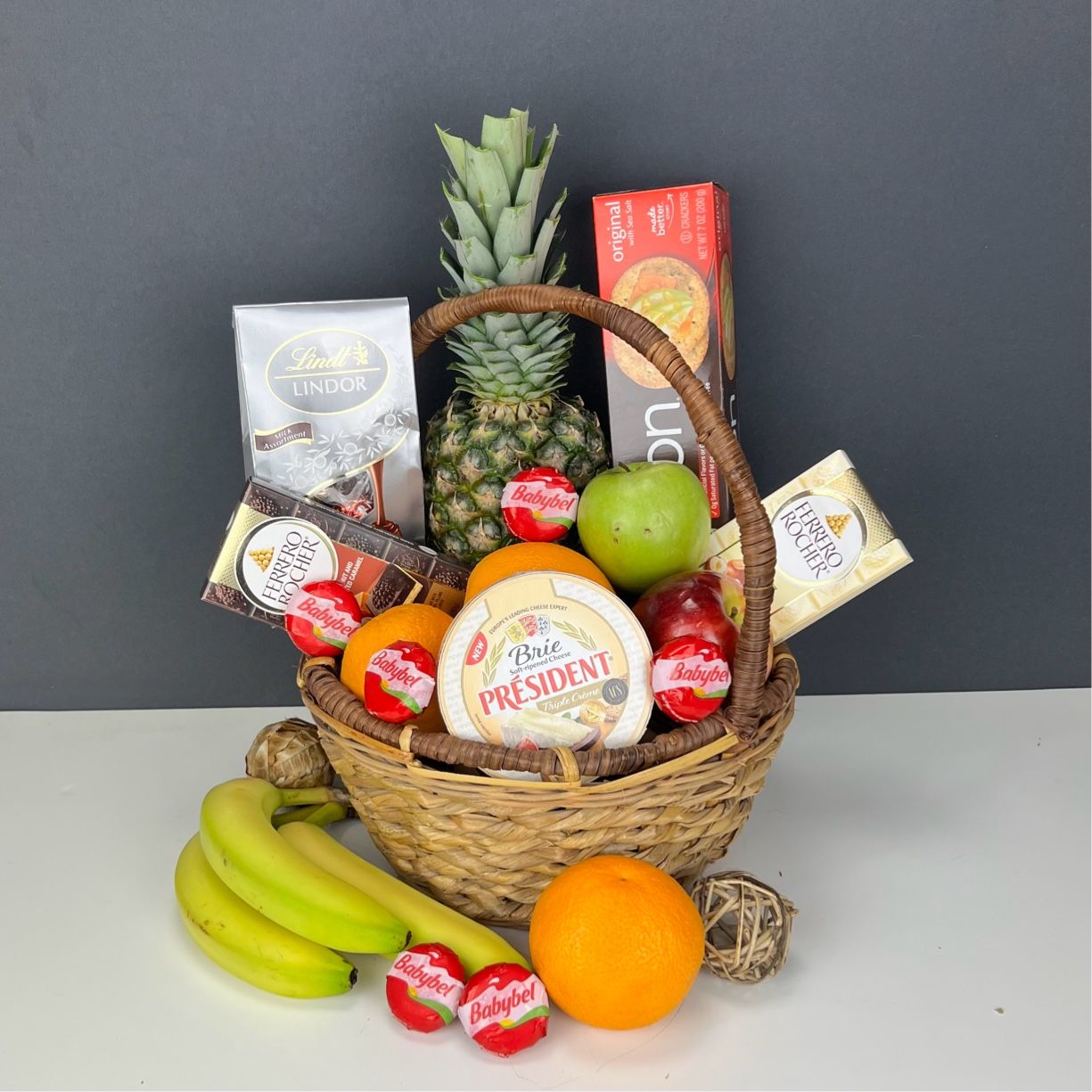 Candy and Cheese Gourmet Basket
