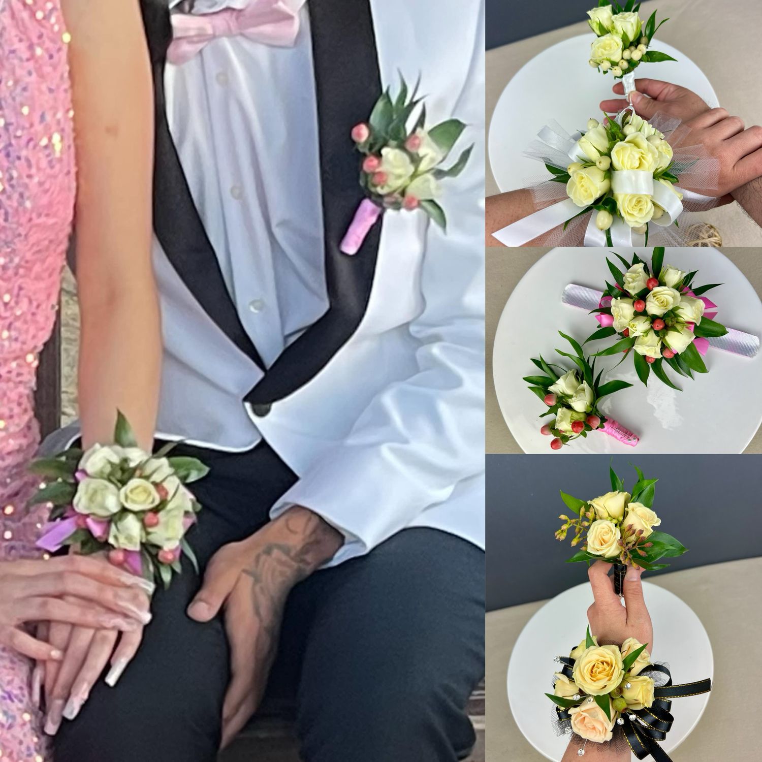 Matching Corsage &amp; Boutonnière