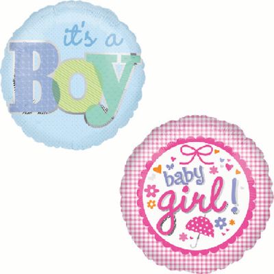 New Baby Mylar Balloons