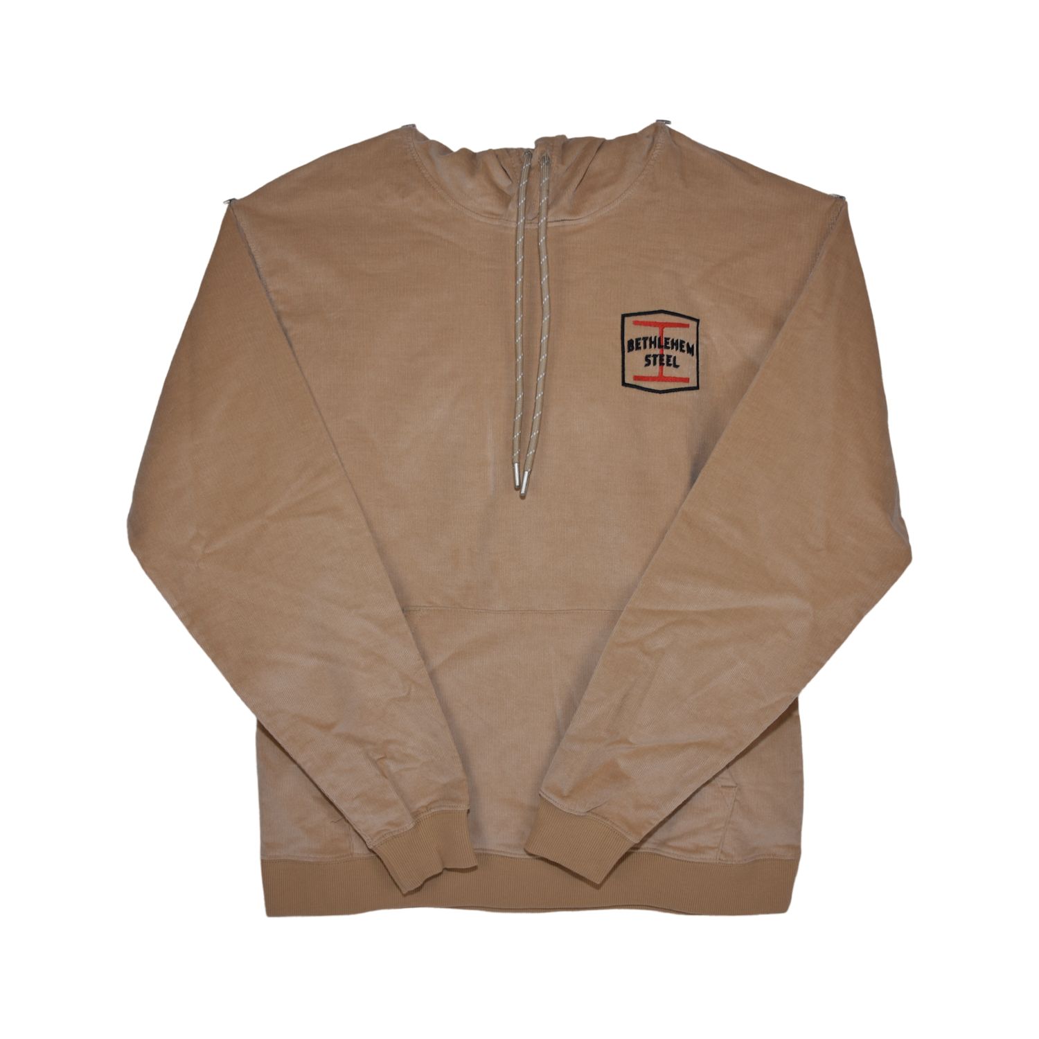 BS Khaki Cord Hoodie, Size: Small