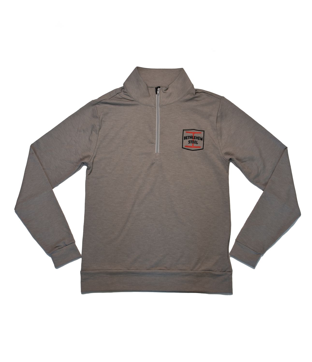 BS Quarter Zip Grey, Size: Small