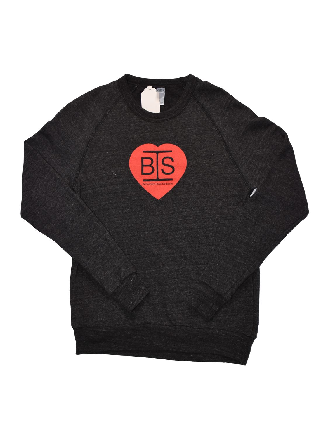 Heart Logo Crew Neck Sweatshirt, Size: Small