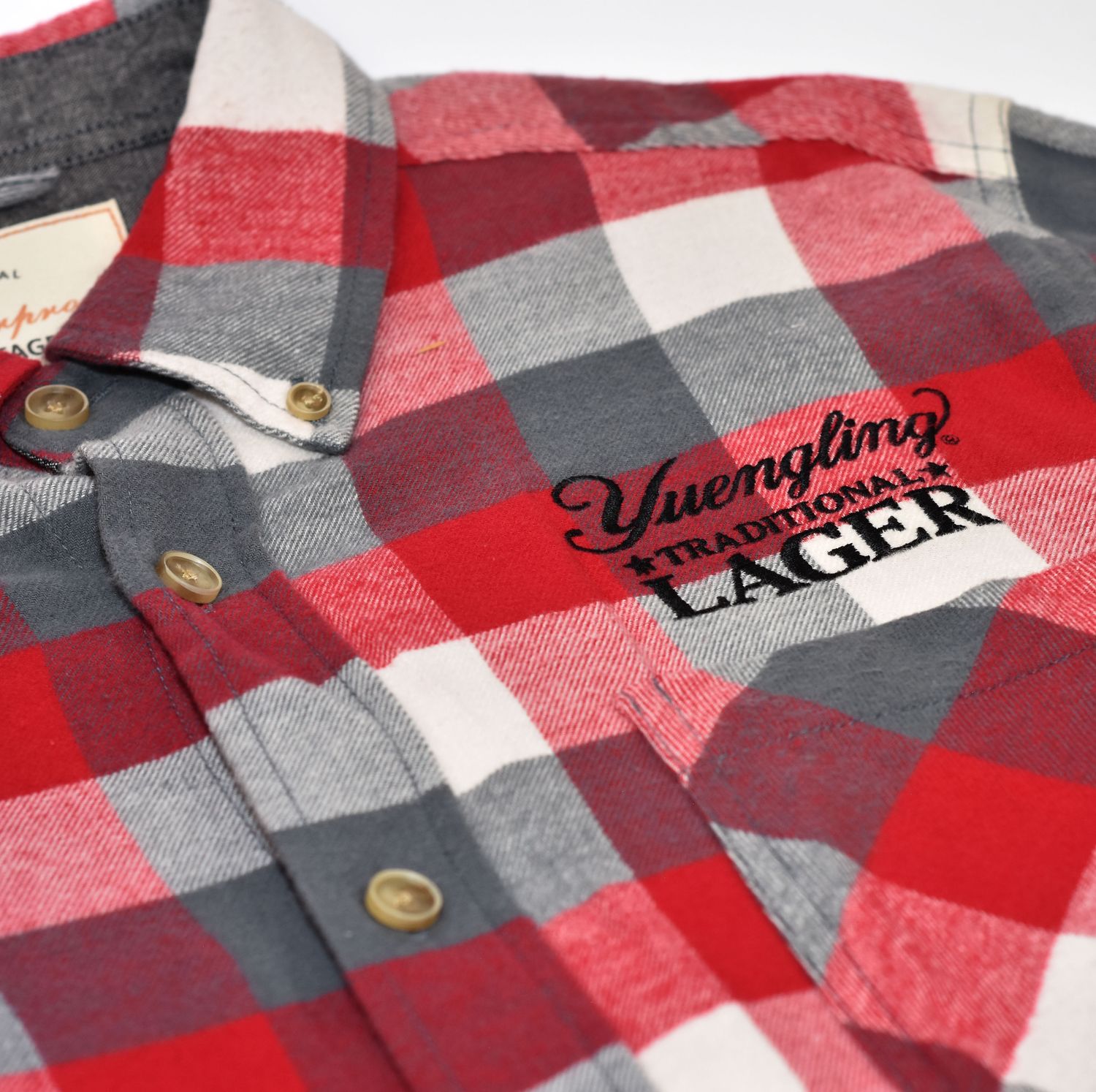 Yuengling Red Gray Flannel, Size: Small