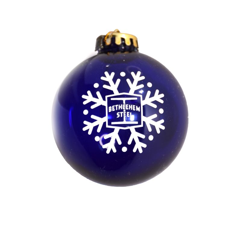 Beth Steel Ornament Blue