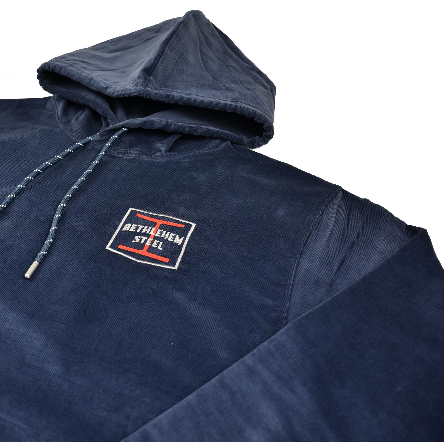 BS Navy Cord Hoodie, Size: Small