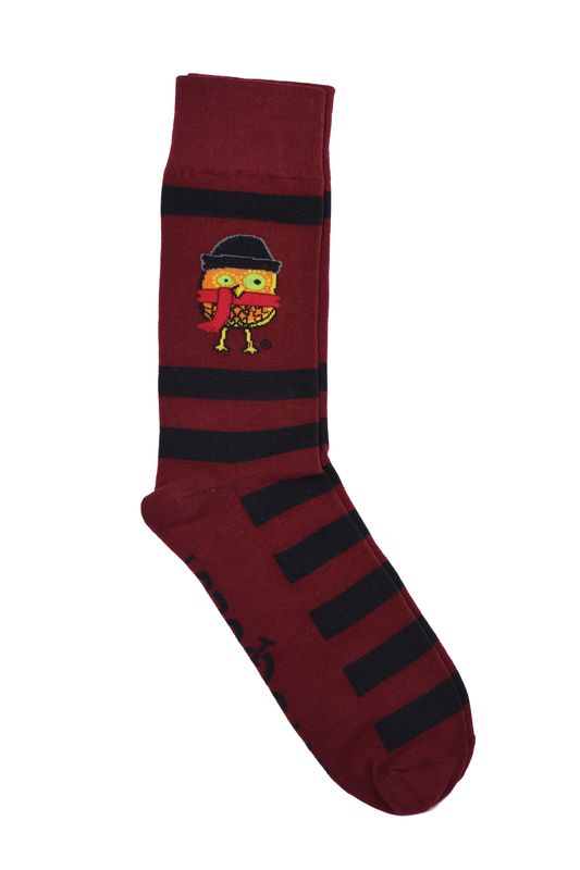 Artie Socks Maroon
